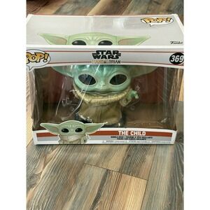 Funko POP! Star Wars The Mandalorian The Child Supersized #369 DAMAGED BOX